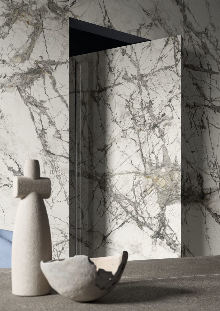 Additional lifestyle image for Ariostea Ultra Marmi Imperial Grey - 1200 x 2700  x 6 mm