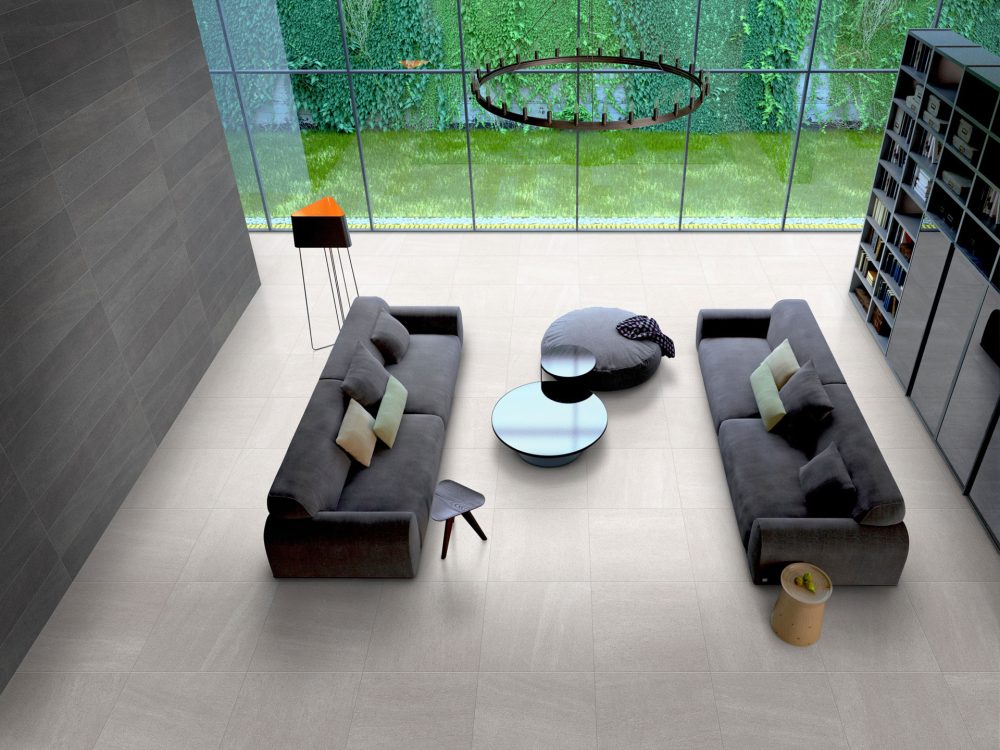 Lifestyle image for Terratinta Group Basalt White - 600 x 600 x 10 mm