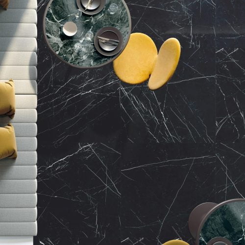 Ariostea Marmi Classici Nero Marquina - 1000 x 1000  x 9 mm