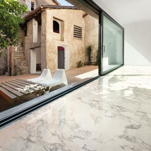 Ariostea Ultra Marmi Arabescato Statuario - 750 x 1500  x 6 mm