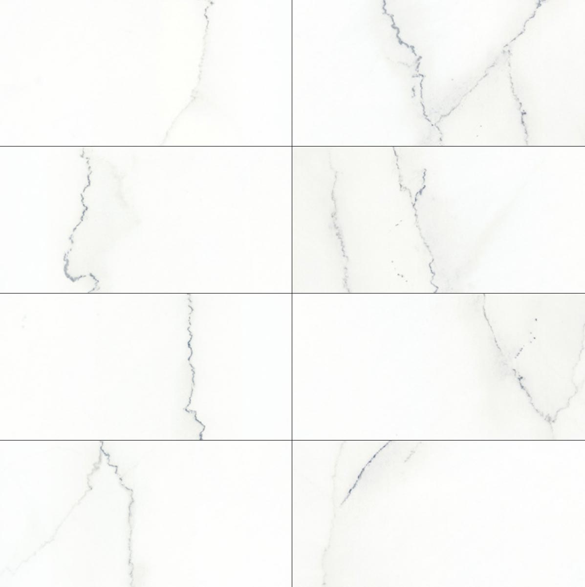 White 300 x 600 mm Marble effect porcelain tile | Ariostea Marmi ...