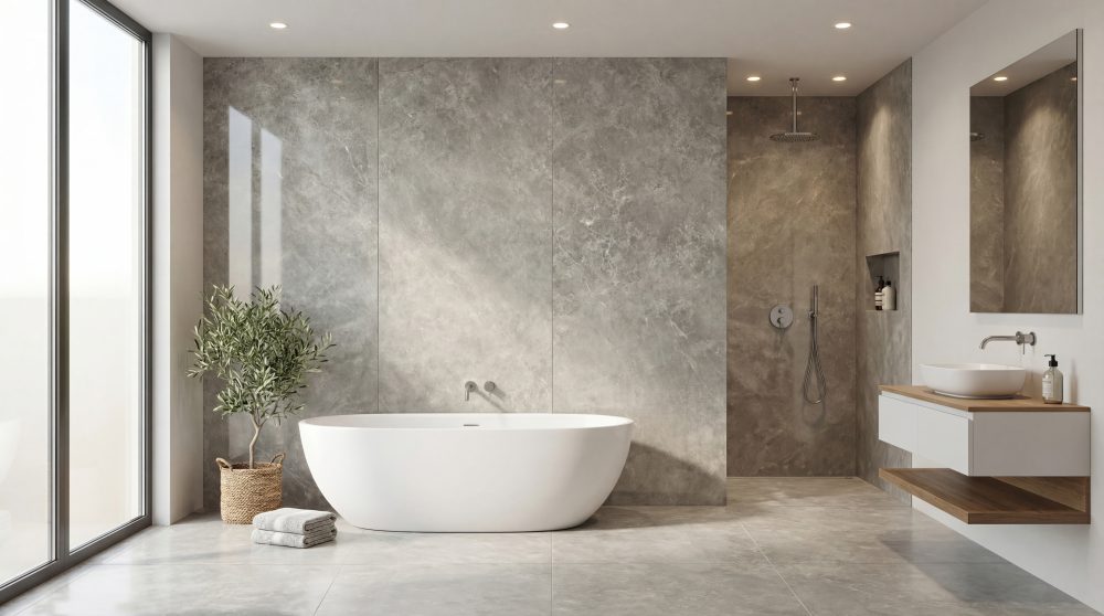 Lifestyle image for Ariostea Ultra Marmi Fior Di Bosco - 1000 x 2700  x 6 mm