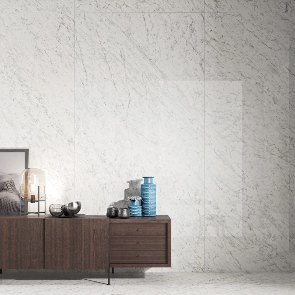 Ariostea Marmi Classici Bianco Carrara - 1000 x 2000  x 9 mm