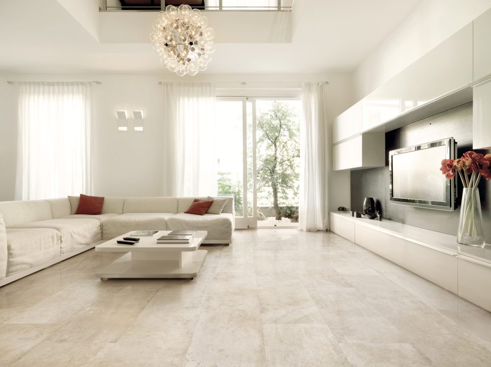 Additional lifestyle image for Piemme Castlestone White - 800 x 800  x 11 mm