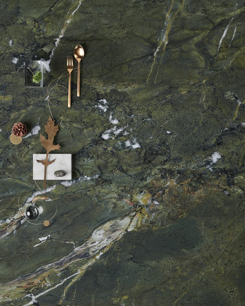 Additional lifestyle image for Ariostea Ultra Marmi Verde Karzai - 750 x 1500  x 6 mm