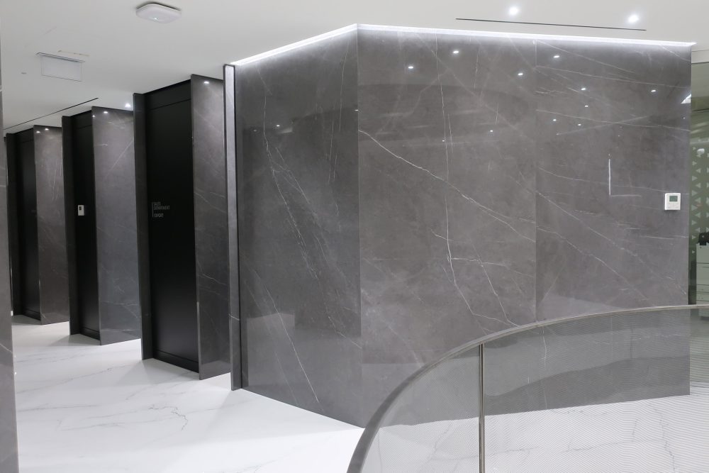 Additional lifestyle image for Ariostea Marmi Cento2Cento Grey Marble - 1000 x 2000 x 9 mm