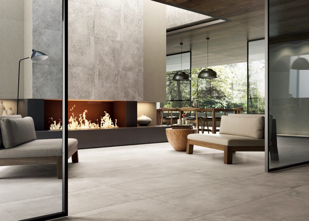 Lifestyle image for Porcelaingres Urban Great Ivory - 1000 x 3000 x 6 mm