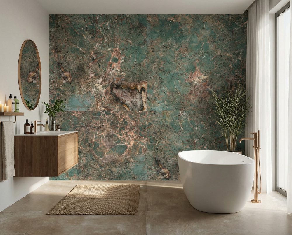 Lifestyle image for Ariostea Ultra Marmi Amazonite - 1500 x 1500  x 6 mm