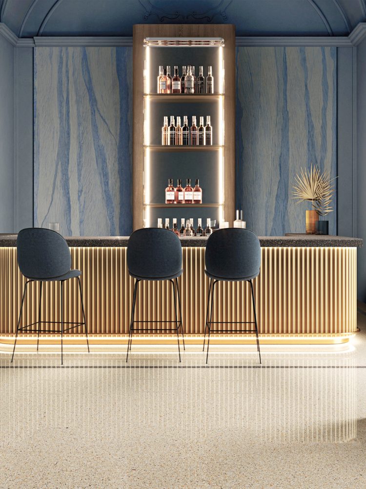 Additional lifestyle image for FMG Maxfine Azul Macaubas - 750 x 750  x 6 mm