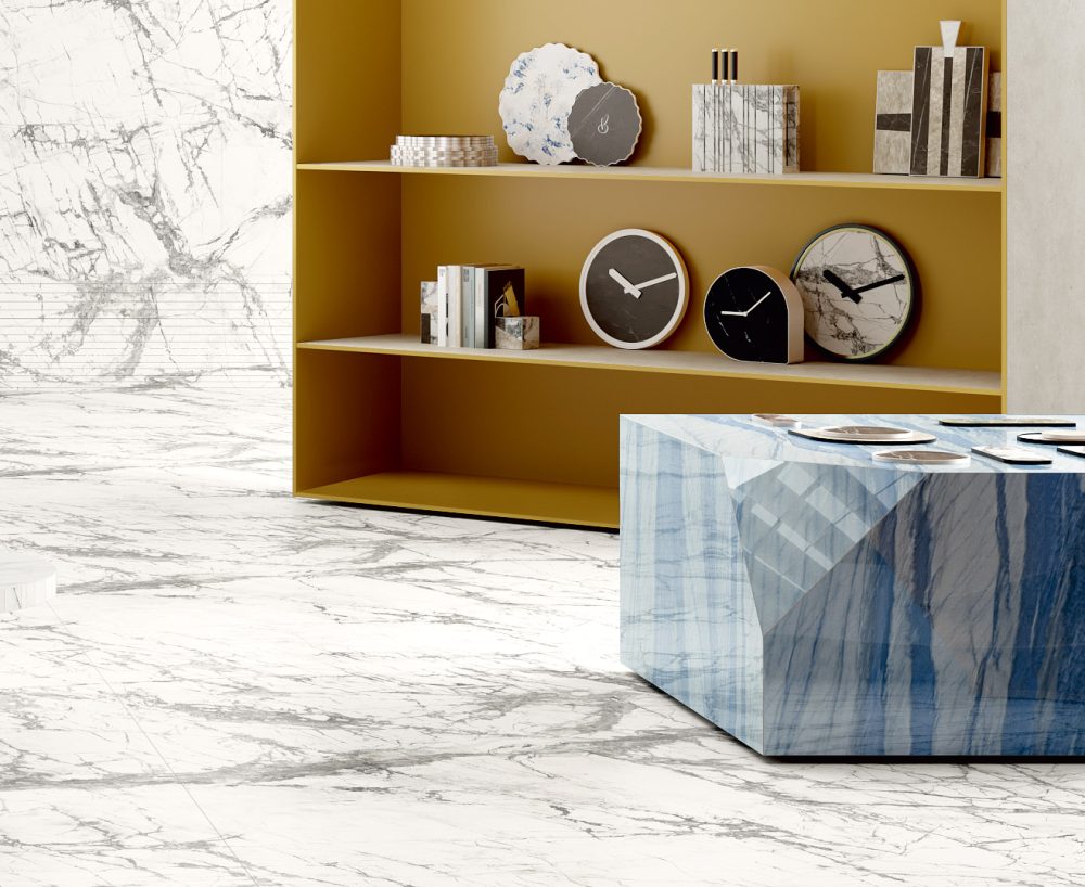 Additional lifestyle image for Ariostea Ultra Marmi Imperial Grey - 1200 x 2700  x 6 mm