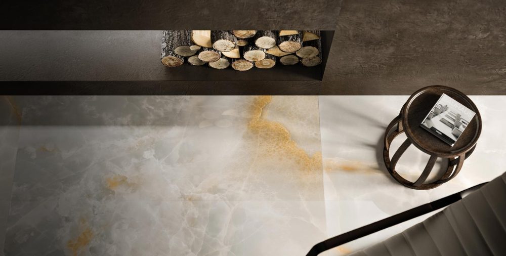 Lifestyle image for Ariostea Ultra Onici Onice Grigio - 750 x 1500  x 6 mm