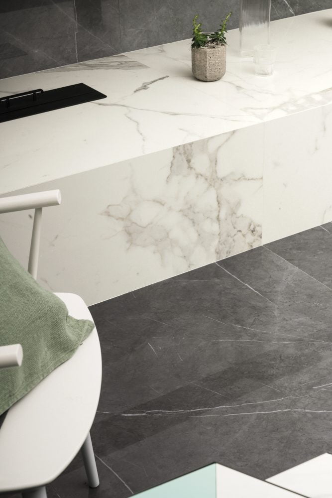 Additional lifestyle image for Ariostea Marmi Classici Grey Marble - 600 x 1200  x 8 mm