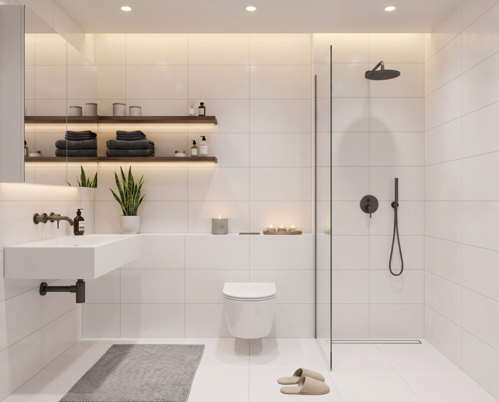 Lifestyle image for Champion Brillante Bianco - 150 x 600  x 10 mm