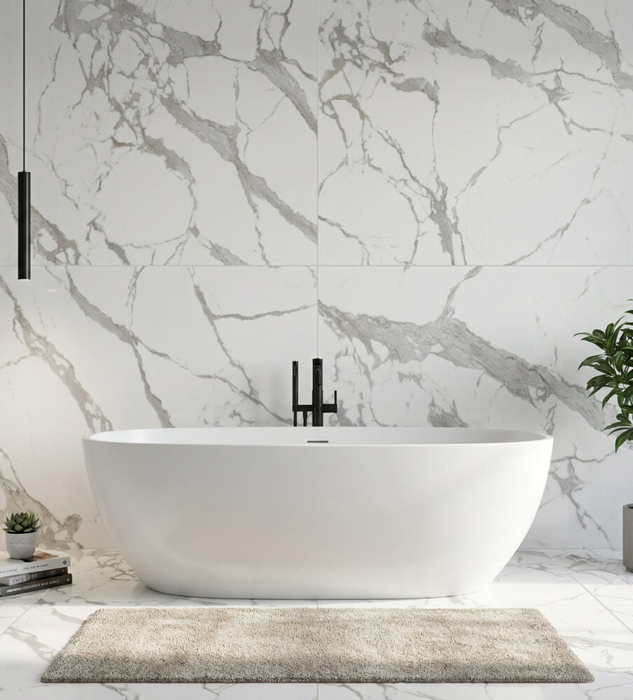 Lifestyle image for Fiandre Marmi Maximum Calacatta Light - 1500 x 1500  x 6 mm