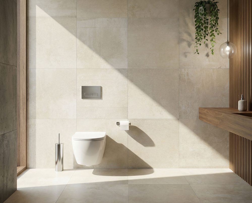 Lifestyle image for  Riveria Chalk - 600 x 600 x 10 mm