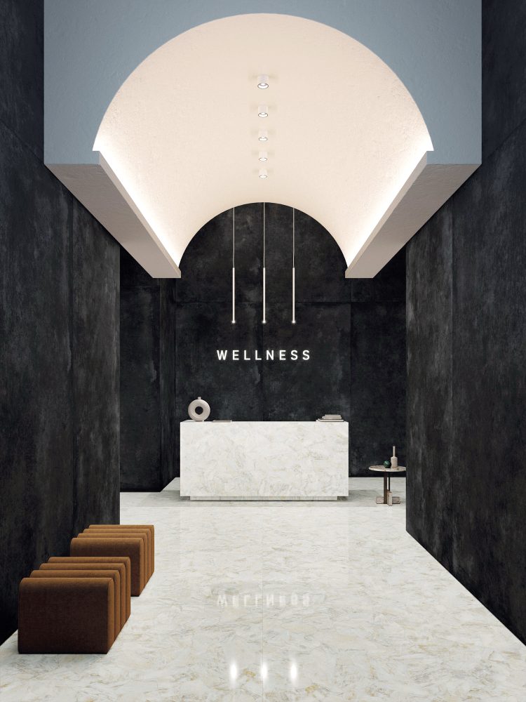 Additional lifestyle image for Ariostea Ultra Con.Crea Ink - 1500 x 1500  x 6 mm