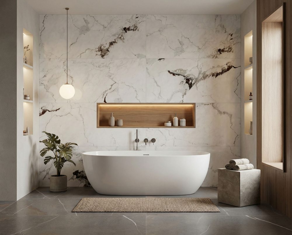 Lifestyle image for Ariostea Ultra Marmi Capraia - 750 x 1500  x 6 mm