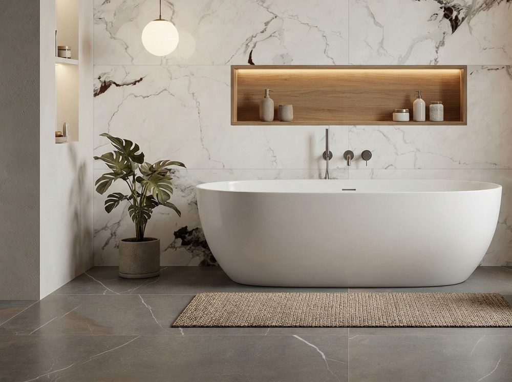 Lifestyle image for Ariostea Ultra Pietre Pietra Piasentina - 750 x 1500  x 6 mm