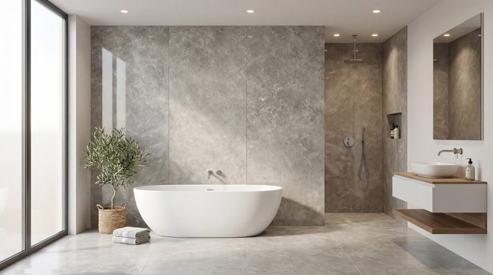 Additional lifestyle image for Ariostea Ultra Marmi Fior Di Bosco - 750 x 1500  x 6 mm