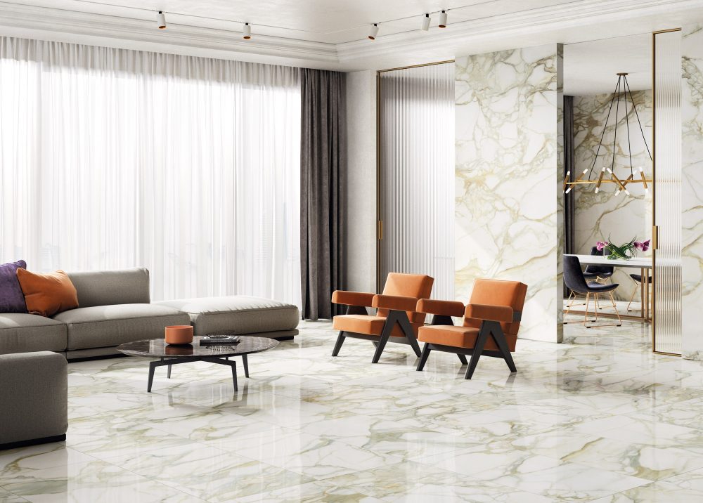 Additional lifestyle image for FMG Marmi Select Calacatta Oro - 600 x 600 x 8 mm