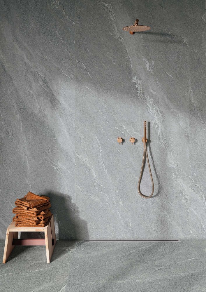 Additional lifestyle image for Ariostea Ultra Pietre Pietra Di Vals - 1000 x 3000 x 6 mm