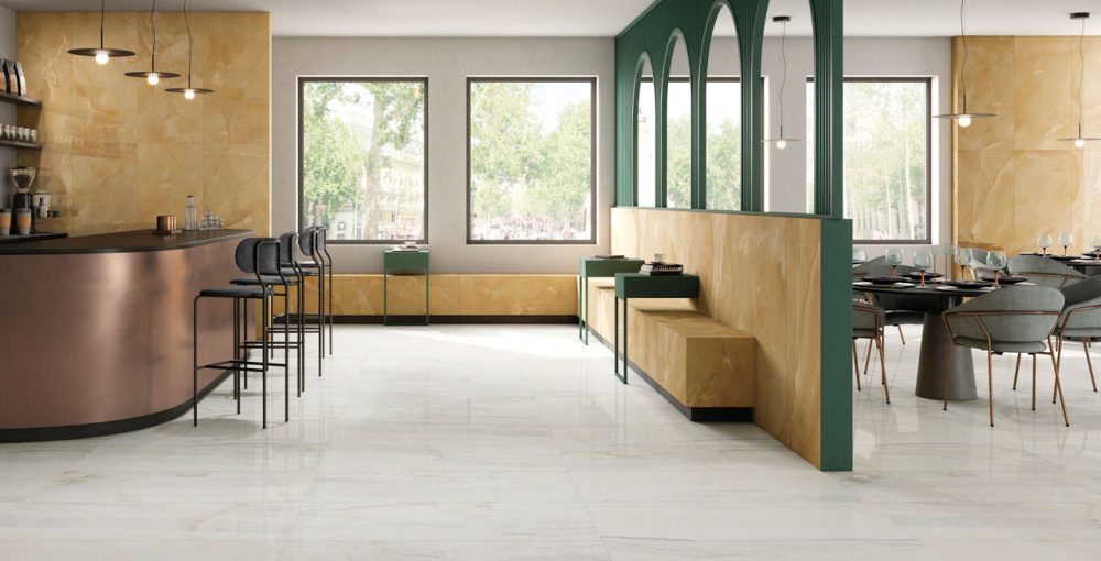 Additional lifestyle image for FMG Marmi Select Onice Ambra - 600 x 600  x 9 mm