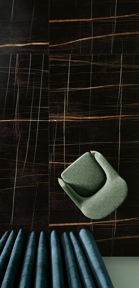 Additional lifestyle image for Ariostea Ultra Marmi Sahara Noir - 750 x 750 x 6 mm