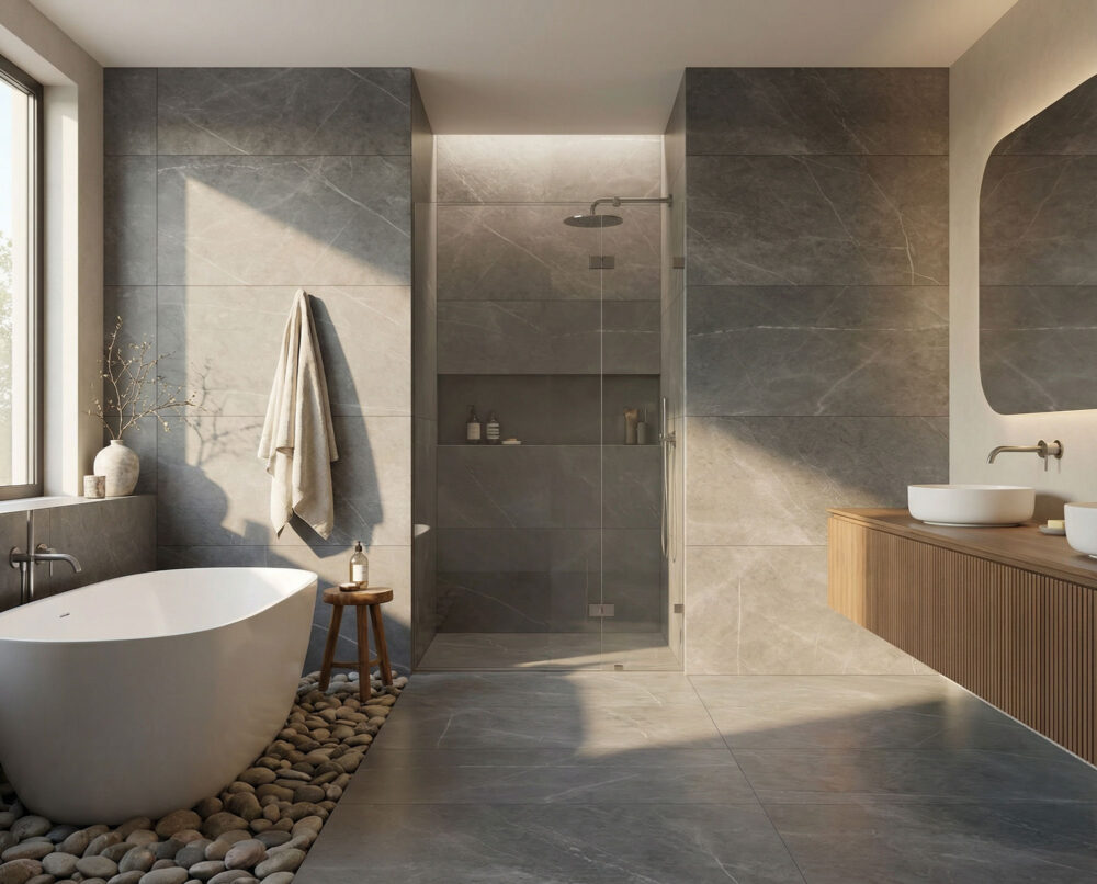Lifestyle image for Ariostea Marmi Classici Grey Marble - 600 x 1200  x 8 mm