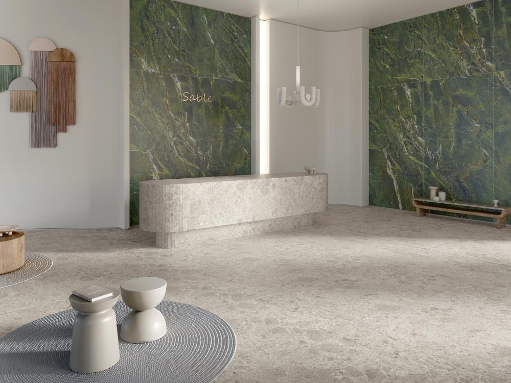 Additional lifestyle image for Ariostea Fragmenta Grigio Luminoso - 600 x 600  x 10 mm