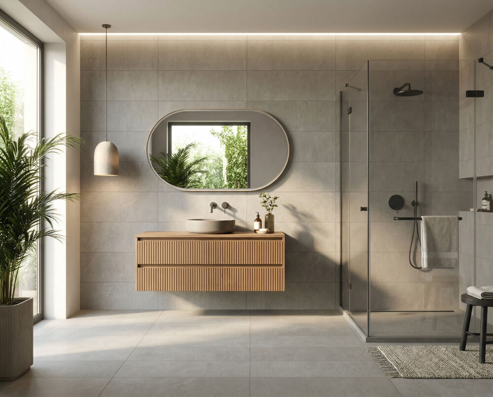 Lifestyle image for Ariostea iCementi Iron - 375 x 750  x 6 mm