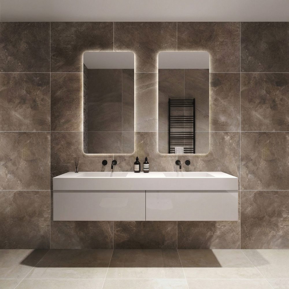 Additional lifestyle image for  Riveria Chalk - 600 x 600 x 10 mm