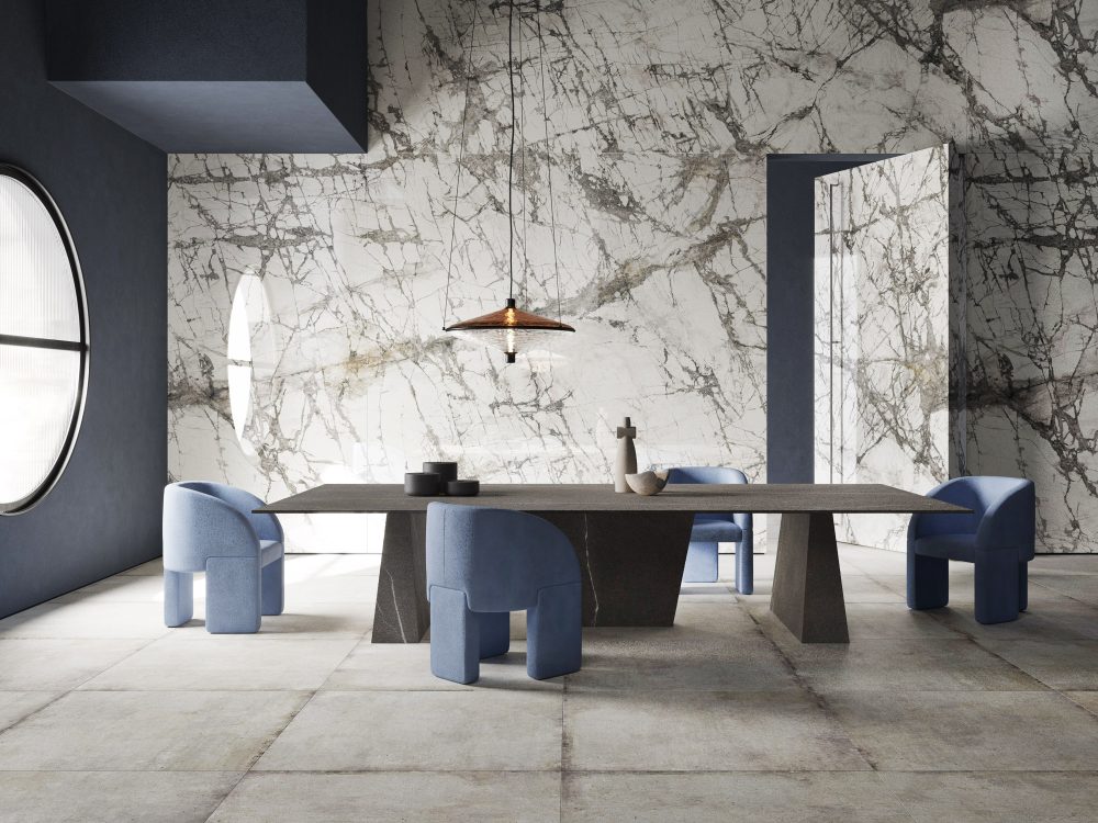 Additional lifestyle image for Ariostea Ultra Marmi Imperial Grey - 1500 x 3000  x 6 mm