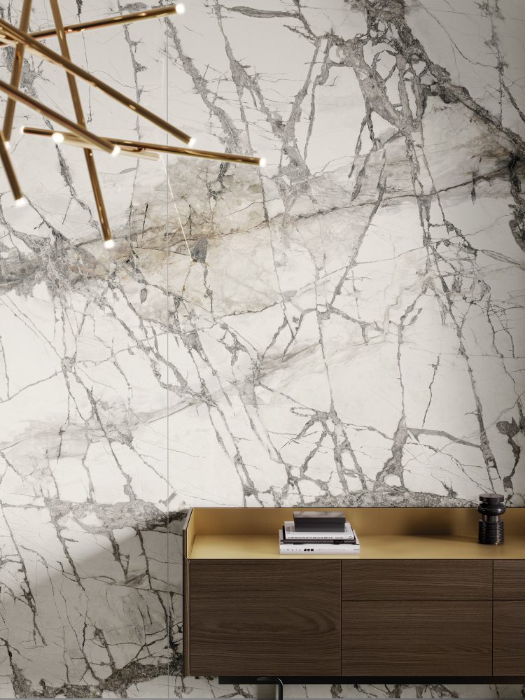 Lifestyle image for Ariostea Ultra Marmi Imperial Grey - 1200 x 2700  x 6 mm