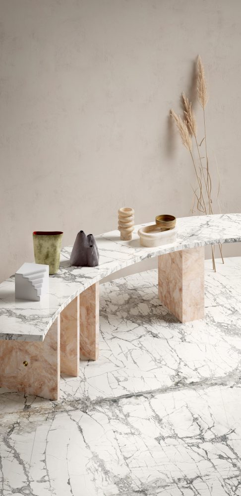 Additional lifestyle image for Ariostea Ultra Marmi Imperial Grey - 1200 x 2700  x 6 mm