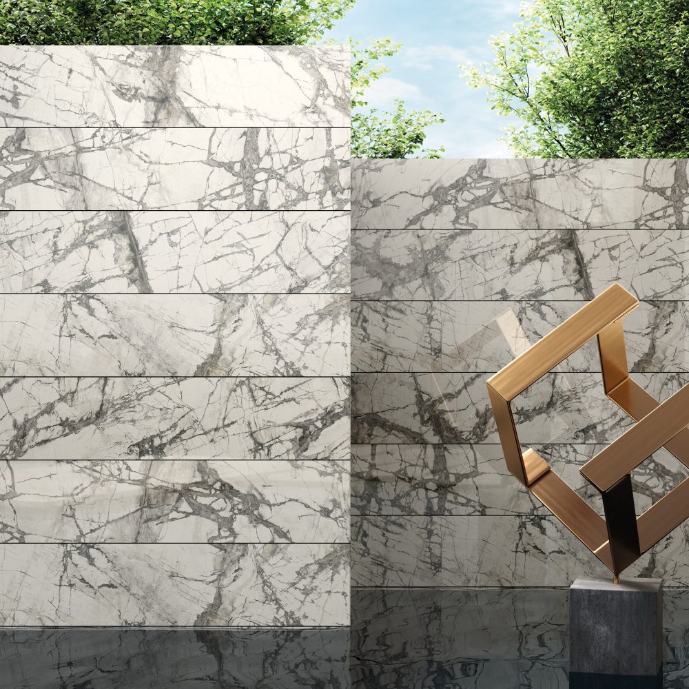 Lifestyle image for Ariostea Ultra Marmi Imperial Grey - 750 x 1500  x 6 mm