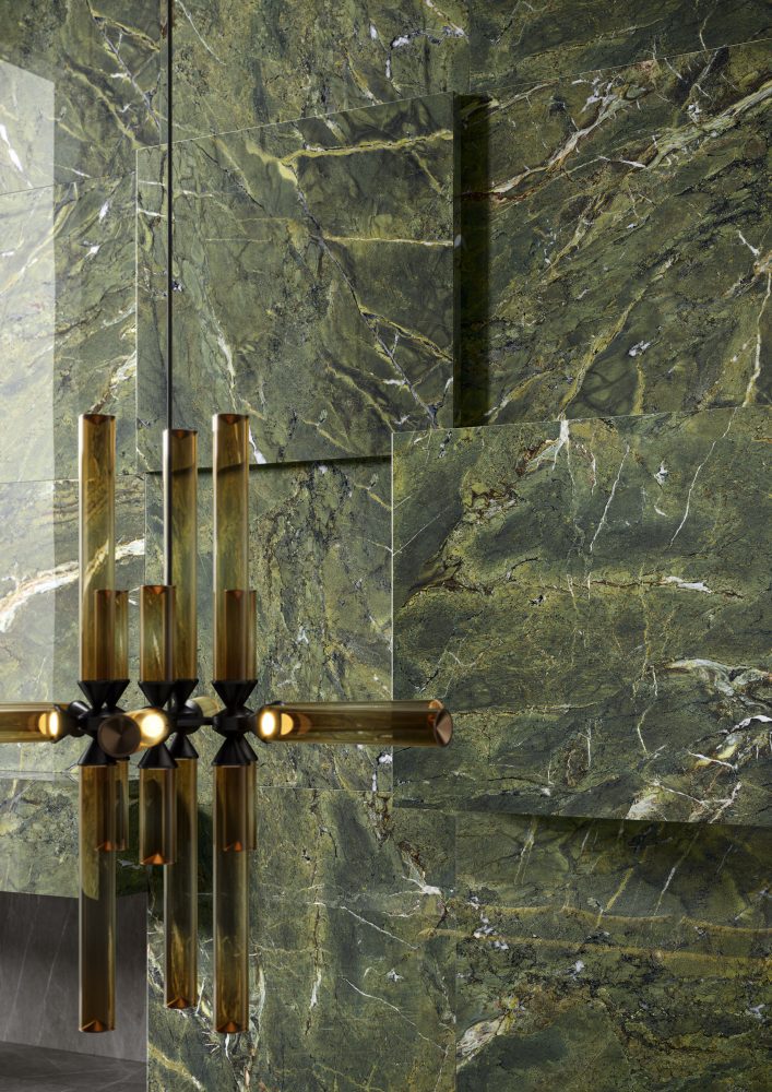 Additional lifestyle image for Ariostea Ultra Marmi Verde Karzai - 750 x 1500  x 6 mm