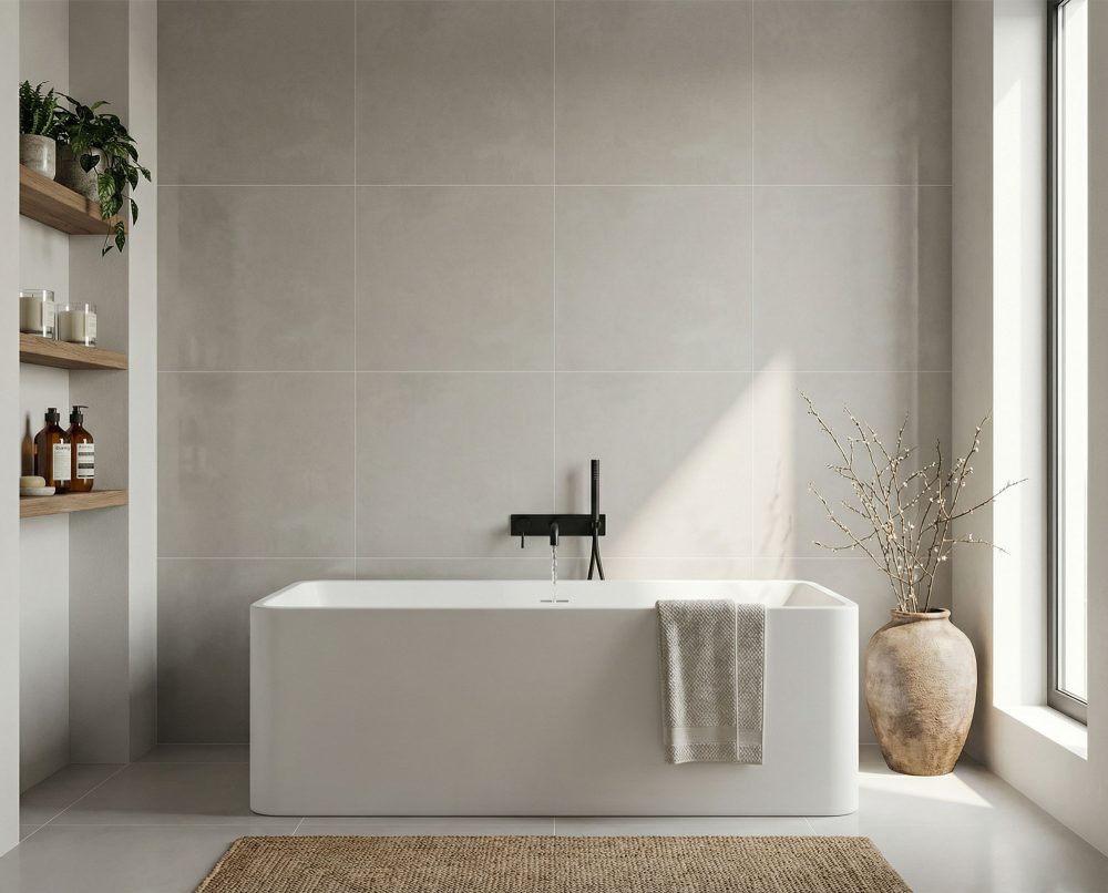 Additional lifestyle image for Nabel Light Grey - 1000 x 1000 x 14 mm