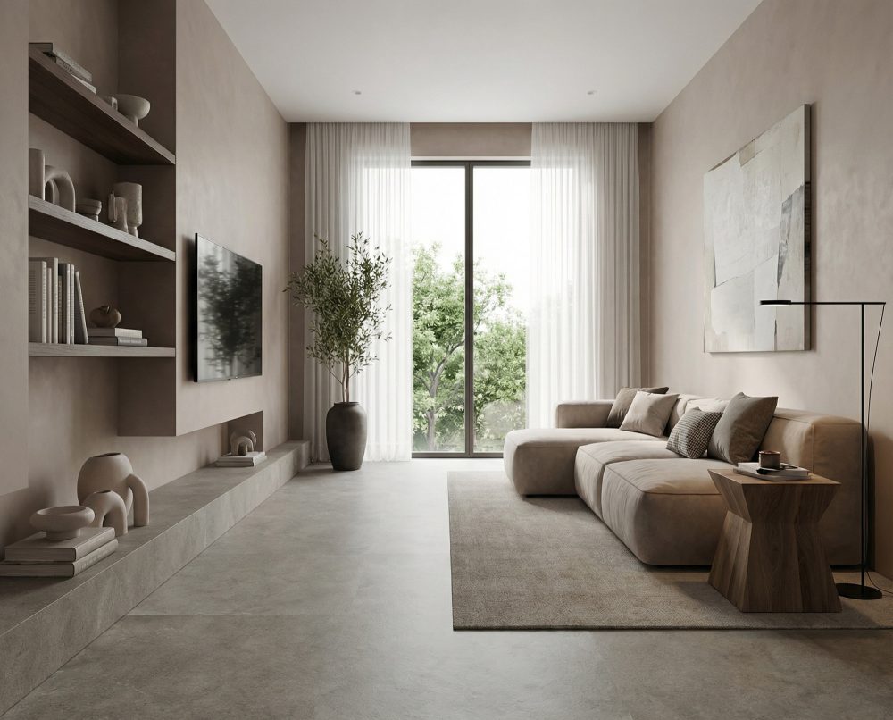 Lifestyle image for Ariostea Pietre Cento2cento Aldwych Limestone - 1000 x 1000  x 9 mm