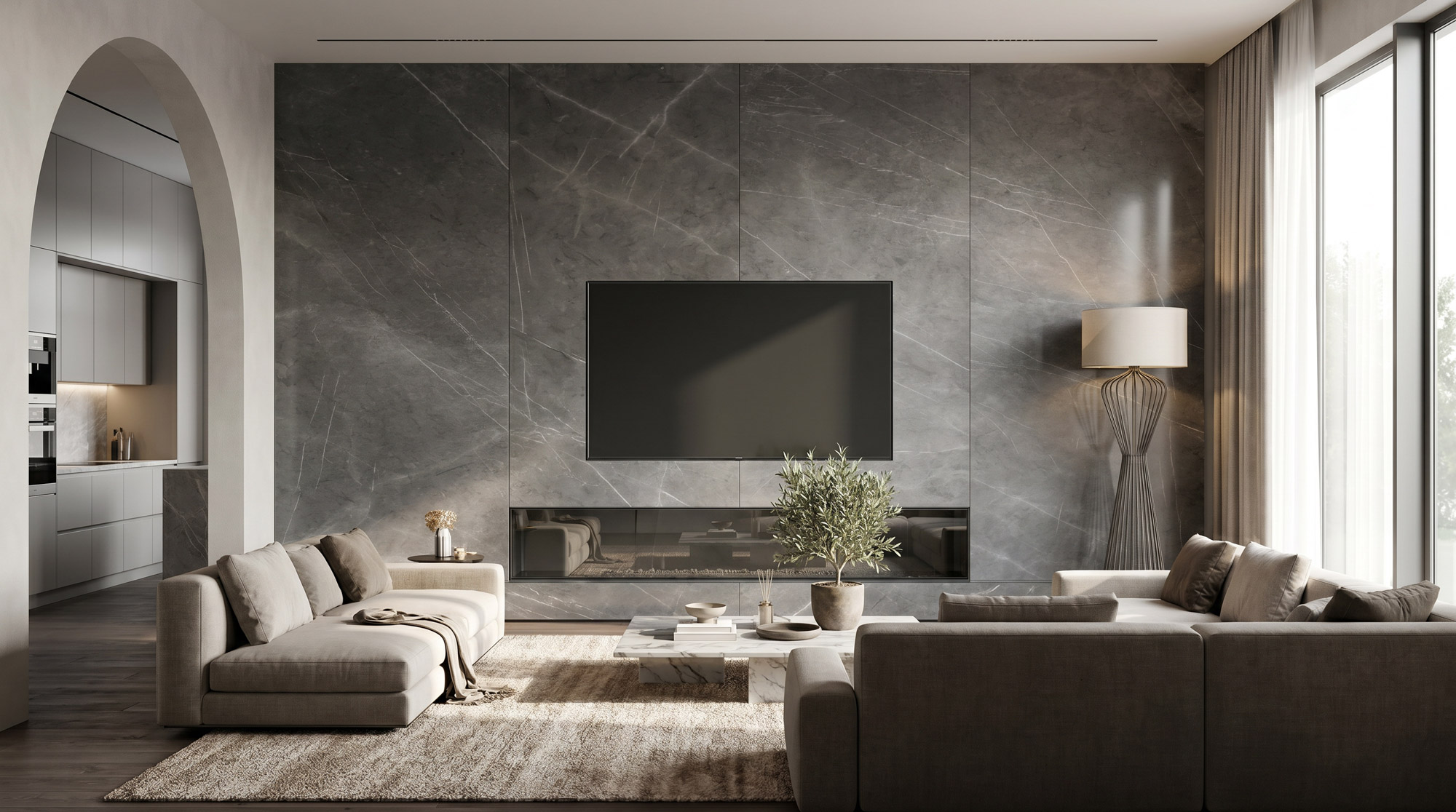 Elevate your entertainment: Why porcelain tiles are the future of media ...