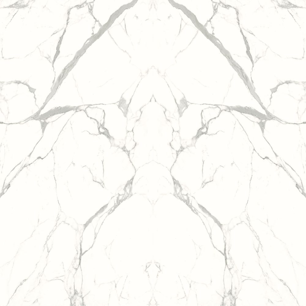 Swatch for Ariostea Ultra Marmi Statuario Bookmatched Block B - 1500 x 3000  x 6 mm