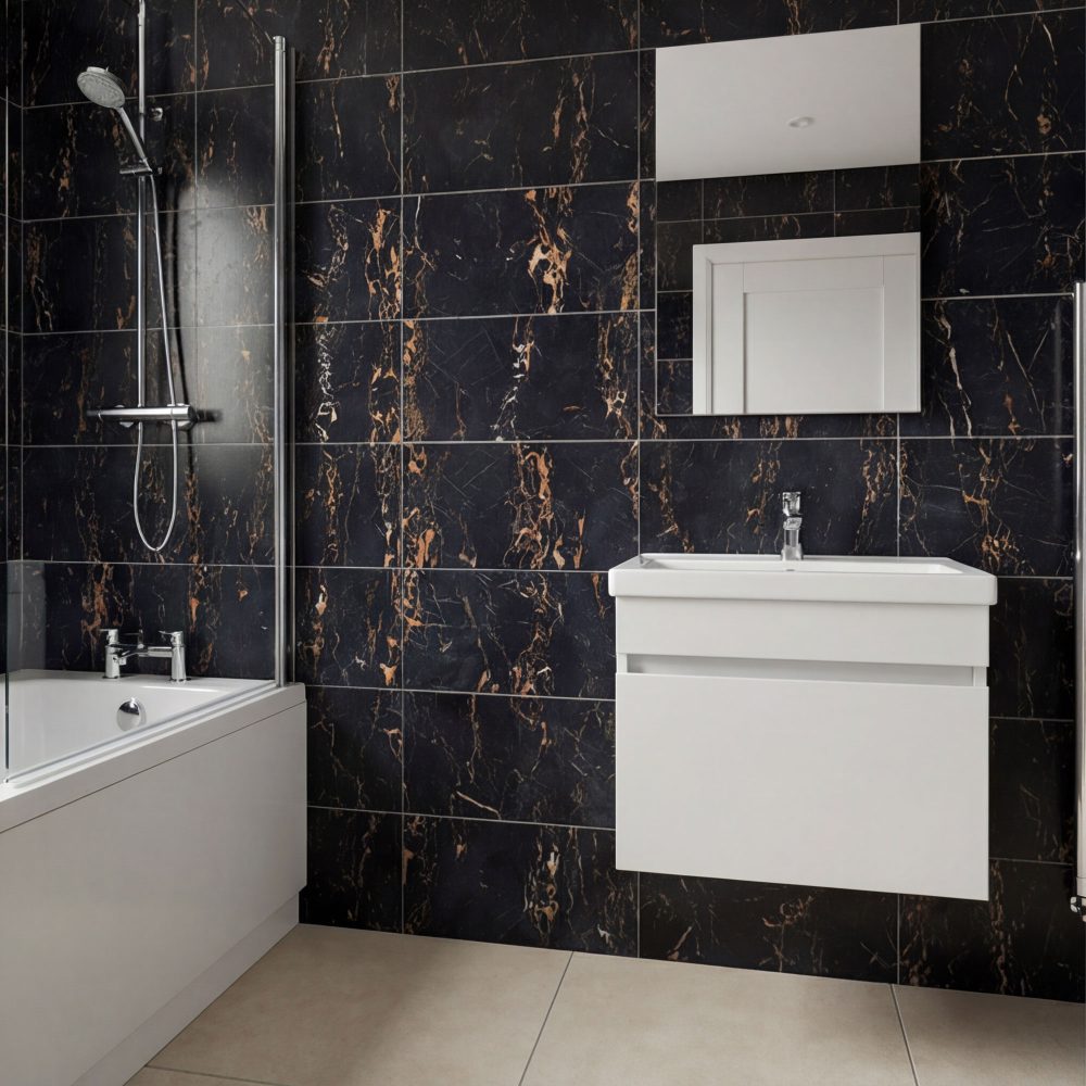 Lifestyle image for Fiandre Marble Lab Nero Portoro - 300 x 600  x 8 mm