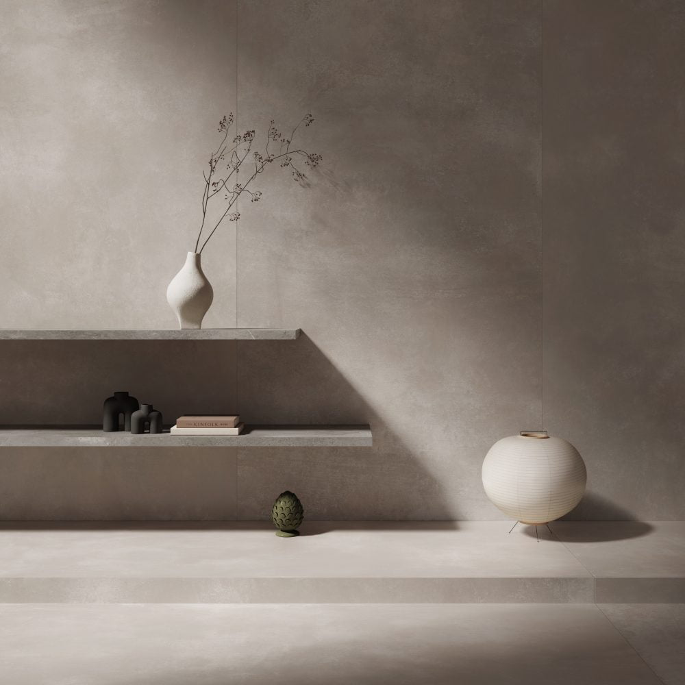 Additional lifestyle image for Ariostea Ultra Con.Crea Dove Grey - 750 x 1500  x 6 mm