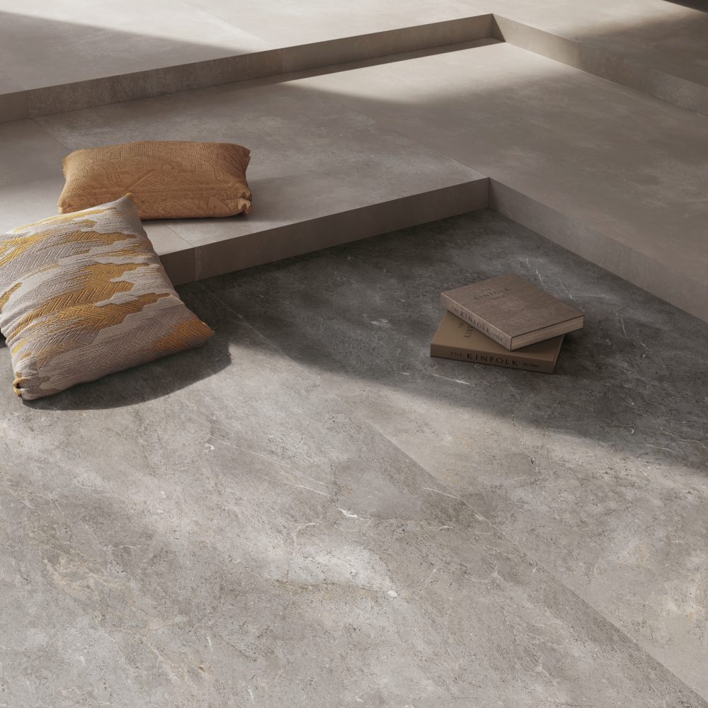 Additional lifestyle image for Ariostea Ultra Con.Crea Dove Grey - 1500 x 1500  x 6 mm