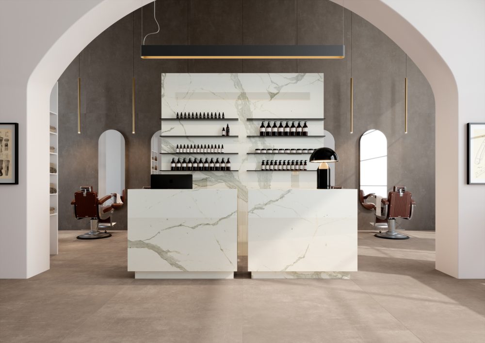 Additional lifestyle image for Porcelaingres Urban Great Sand - 1200 x 1200  x 6 mm