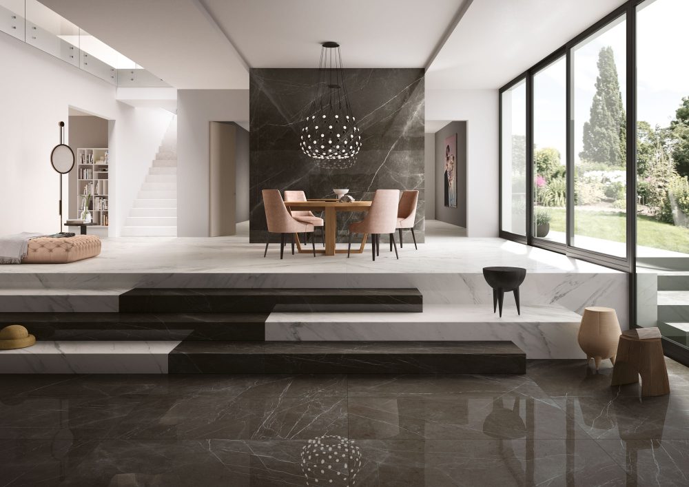 Additional lifestyle image for Fiandre Marble Lab Pietra Grey - 600 x 600  x 8 mm