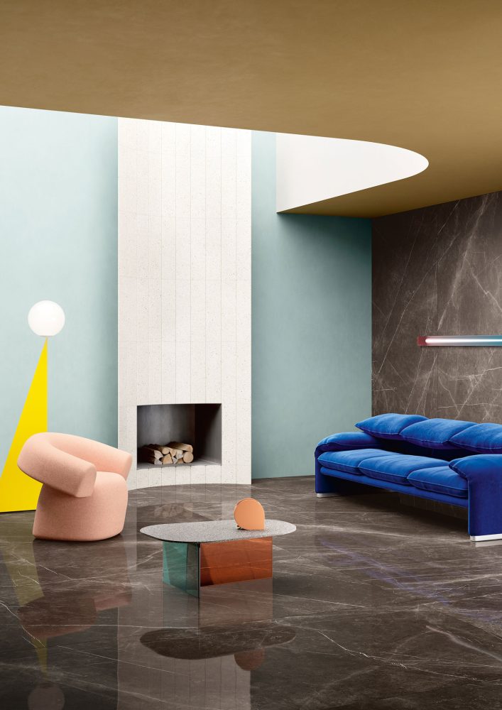 Additional lifestyle image for Fiandre Marble Lab Pietra Grey - 600 x 1200 x 8 mm