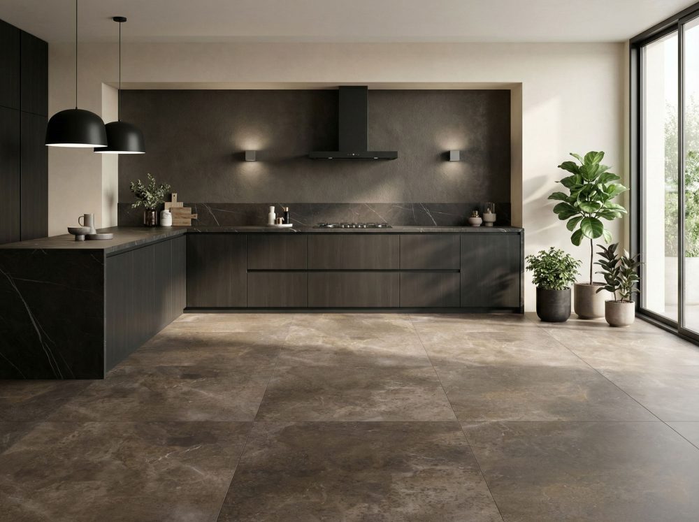 Lifestyle image for Porcelaingres Great Royal Stone Imperial Brown - 1200 x 1200  x 6 mm