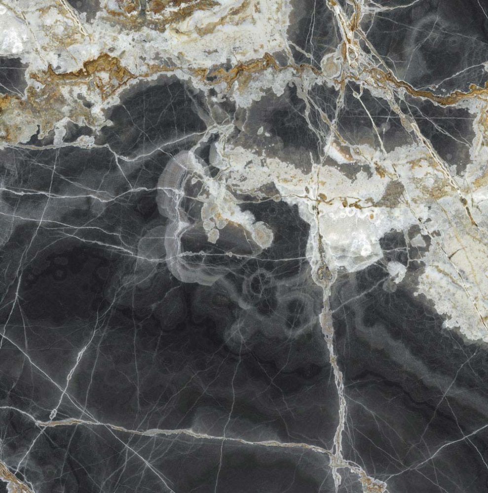 Swatch for Ariostea Ultra Onici Onice Nero - 1500 x 1500 x 6 mm