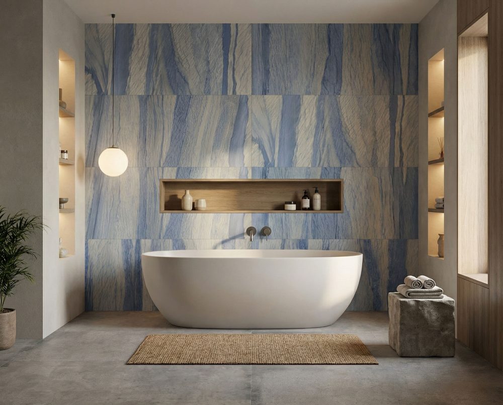 Additional lifestyle image for Ariostea Teknostone Smoke - 600 x 1200  x 20 mm