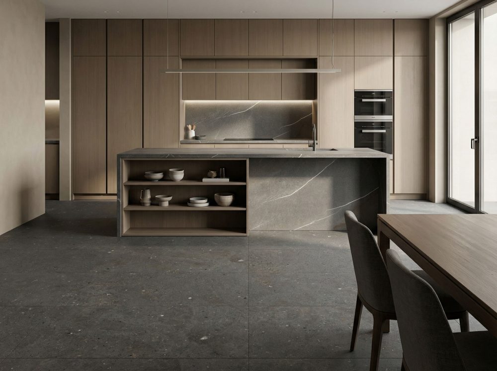 Lifestyle image for Fiandre Solida Black - 600 x 1200  x 9 mm